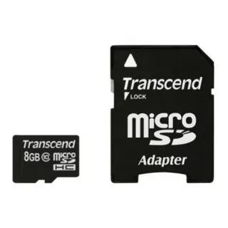 image #0 of כרטיס זכרון Transcend Premium Micro SDHC TS8GUSDHC10 - נפח 8GB