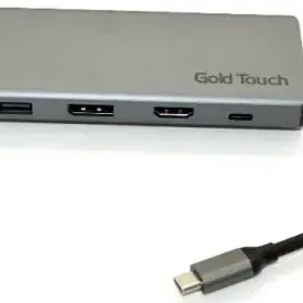 image #0 of מציאון ועודפים - תחנת עגינה USB Type-C עם חיבורי Gold Touch SU-C15 DP+HDMI+VGA+4xUSB+LAN+TF/SD