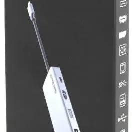 image #1 of מציאון ועודפים - תחנת עגינה USB Type-C עם חיבורי Gold Touch SU-C15 DP+HDMI+VGA+4xUSB+LAN+TF/SD