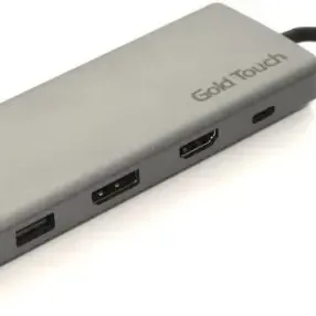 image #3 of מציאון ועודפים - תחנת עגינה USB Type-C עם חיבורי Gold Touch SU-C15 DP+HDMI+VGA+4xUSB+LAN+TF/SD