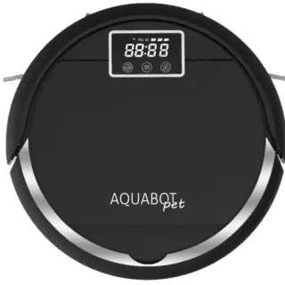 image #0 of שואב אבק רובוטי Aquabot Pet - צבע כסוף / שחור