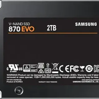 image #4 of כונן Samsung 870 EVO Series 2.5 Inch 2TB SSD SATA III MZ-77E2T0BW