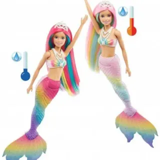 image #4 of ברבי דרימטופיה בת ים מחליפה צבעים מבית Mattel 