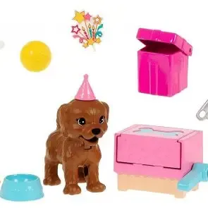 image #2 of ברבי מסיבת יום הולדת לכלבלבים מבית Mattel 