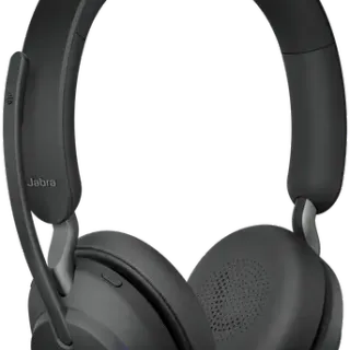 image #1 of אוזניות Bluetooth אלחוטיות Jabra Evolve2 65 USB-A MS Teams Stereo On-Ear - צבע שחור