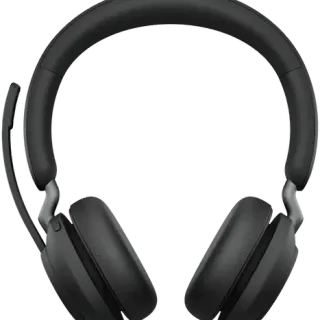 image #0 of אוזניות Bluetooth אלחוטיות Jabra Evolve2 65 USB-A MS Teams Stereo On-Ear - צבע שחור