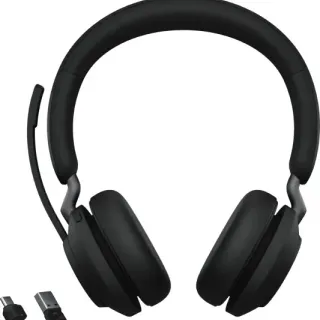 image #4 of אוזניות Bluetooth אלחוטיות Jabra Evolve2 65 USB-A MS Teams Stereo On-Ear - צבע שחור