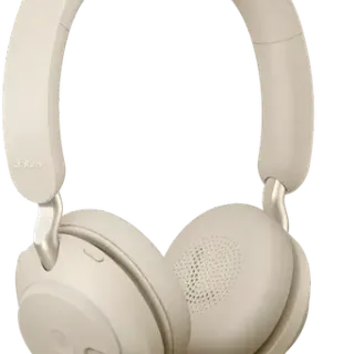 image #1 of אוזניות Bluetooth אלחוטיות Jabra Evolve2 65 USB-A MS Teams Stereo On-Ear - צבע בז'