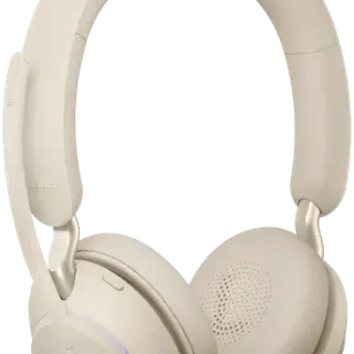 image #3 of אוזניות Bluetooth אלחוטיות Jabra Evolve2 65 USB-A MS Teams Stereo On-Ear - צבע בז'