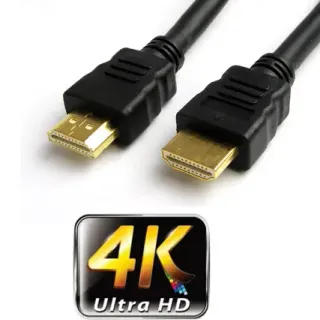 image #0 of כבל HDMI לחיבור HDMI באורך 0.5 מטר Gold Touch