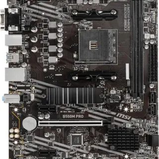 image #1 of לוח אם MSI B550M PRO AM4, AMD B550, DDR4, PCI-E, VGA, HDMI, DP