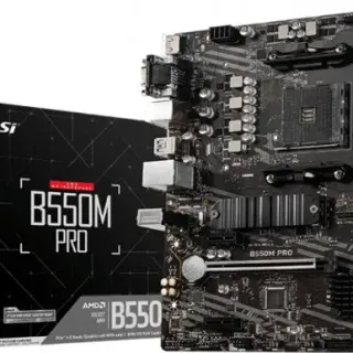 image #0 of לוח אם MSI B550M PRO AM4, AMD B550, DDR4, PCI-E, VGA, HDMI, DP