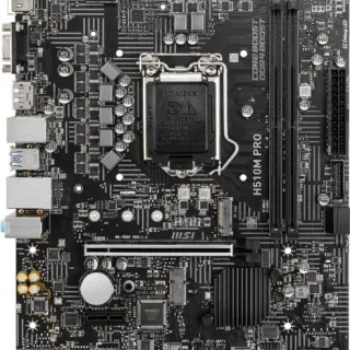 image #1 of לוח אם MSI H510M PRO LGA1200, Intel H510, DDR4, PCI-E, VGA, HDMI, DP