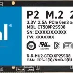 image #0 of כונן Crucial P2 500GB NVMe M.2 2280 SSD CT500P2SSD8