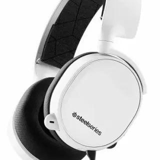 image #0 of מציאון ועודפים - אוזניות גיימרים SteelSeries Arctis 3 Analog 7.1 Surround צבע לבן