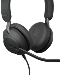 image #0 of אוזניות Jabra Evolve2 40 On-Ear USB-A - צבע שחור
