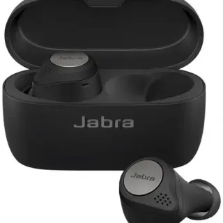 image #0 of מציאון ועודפים - אוזניות Bluetooth אלחוטיות עם מיקרופון Jabra Elite Active 75t True Wireless Earbuds צבע שחור טיטניום