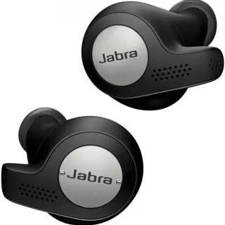 image #2 of מציאון ועודפים - אוזניות Bluetooth אלחוטיות עם מיקרופון Jabra Elite Active 65t True Wireless Earbuds צבע שחור / כסוף
