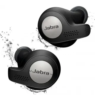 image #5 of מציאון ועודפים - אוזניות Bluetooth אלחוטיות עם מיקרופון Jabra Elite Active 65t True Wireless Earbuds צבע שחור / כסוף