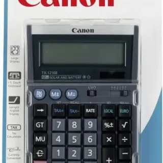 image #1 of מחשבון שולחני לחישוב מיסים Canon TX-1210E