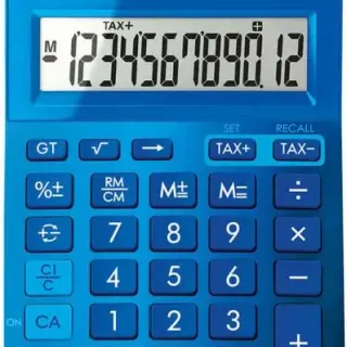 image #0 of מחשבון שולחני לחישוב מיסים Canon LS-123K - כחול מטאלי