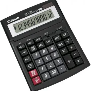 image #1 of מחשבון שולחני לחישוב מיסים Canon WS-1210T