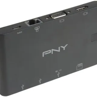 image #1 of תחנת עגינה PNY USB Type-C All-in-One Mini Portable