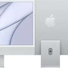 image #3 of מחשב Apple iMac 24 Inch M1 Chip 8-Core CPU 8-Core GPU 512GB Storage - דגם Z12R-HB-KIT / MGPD3HB/A - צבע כסוף
