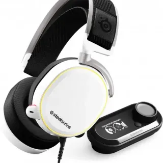 image #0 of מציאון ועודפים - אוזניות גיימרים SteelSeries Arctis Pro + GameDAC צבע לבן