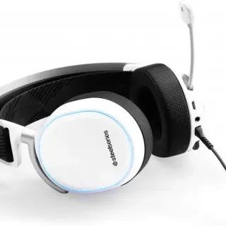 image #5 of מציאון ועודפים - אוזניות גיימרים SteelSeries Arctis Pro + GameDAC צבע לבן