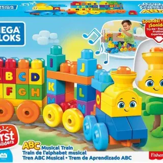 image #1 of  ABC רכבת מוזיקלית Mega Bloks