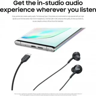 image #2 of אוזניות תוך-אוזן Samsung AKG Stereo USB Type-C - צבע שחור