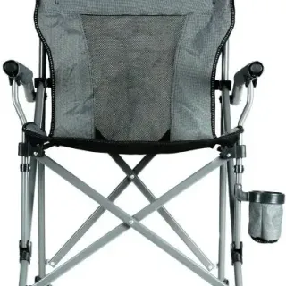 image #1 of כיסא קמפינג מתקפל Aztec Royal CAMPER - צבע אפור