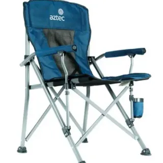 image #0 of כיסא קמפינג מתקפל Aztec Royal CAMPER - צבע כחול