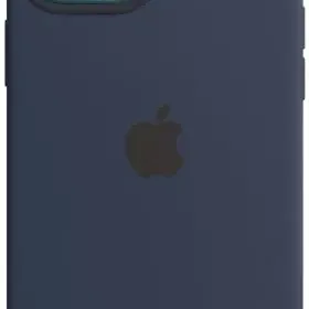 image #1 of מציאון ועודפים - כיסוי סיליקון מקורי ל- Apple iPhone 12 Pro Max עם חיבור MagSafe - צבע Deep Navy