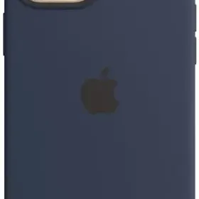image #2 of מציאון ועודפים - כיסוי סיליקון מקורי ל- Apple iPhone 12 Pro Max עם חיבור MagSafe - צבע Deep Navy