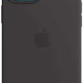 image #1 of מציאון ועודפים - כיסוי סיליקון מקורי ל- Apple iPhone 12 Pro Max עם חיבור MagSafe - צבע שחור