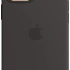 image #2 of מציאון ועודפים - כיסוי סיליקון מקורי ל- Apple iPhone 12 Pro Max עם חיבור MagSafe - צבע שחור