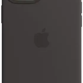 image #3 of מציאון ועודפים - כיסוי סיליקון מקורי ל- Apple iPhone 12 Pro Max עם חיבור MagSafe - צבע שחור