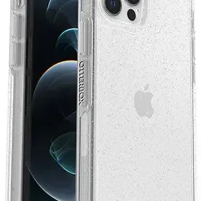 image #2 of כיסוי OtterBox Symmetry ל- Apple iPhone 12 / 12 Pro - שקוף נצנצים