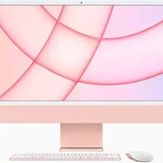 image #1 of מחשב Apple iMac 24 Inch M1 Chip 8-Core CPU 8-Core GPU 512GB Storage 16GB Ram - דגם Z12Z-16-NMHB - צבע ורוד