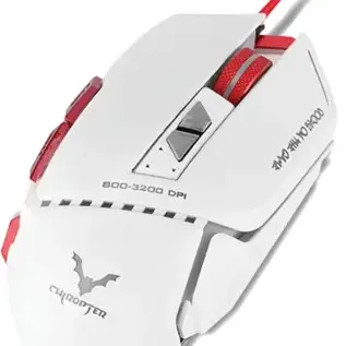 image #1 of עכבר גיימינג Wesdar GM2 - צבע לבן/אדום