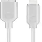 image #0 of כבל Lightning ל-USB באורך 1 מטר Wesdar T58 - צבע לבן