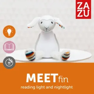 image #2 of מנורת קריאה ומנורת לילה FIN מבית Zazu - צבע אפור