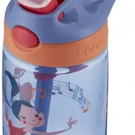 image #2 of בקבוק שתיה לילדים 414 מ''ל Contigo Gizmo Flip - צבע כחול עם הדפס רקדנית