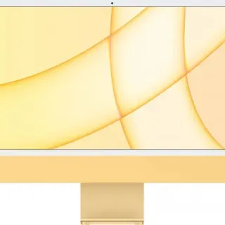 image #0 of מחשב Apple iMac 24 Inch M1 Chip 8-Core CPU 8-Core GPU 512GB Storage - דגם Z12S-512-HB - צבע צהוב