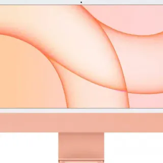 image #0 of מחשב Apple iMac 24 Inch M1 Chip 8-Core CPU 8-Core GPU 256GB Storage - דגם Z132-HB - צבע כתום