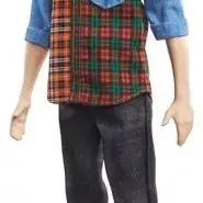 image #0 of קן שיער סגול עם חולצת משבצות - סדרת פאשניסטה מבית Mattel
