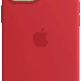 image #2 of מציאון ועודפים - כיסוי סיליקון מקורי ל- Apple iPhone 12 Pro Max עם חיבור MagSafe - צבע אדום