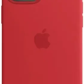 image #3 of מציאון ועודפים - כיסוי סיליקון מקורי ל- Apple iPhone 12 Pro Max עם חיבור MagSafe - צבע אדום